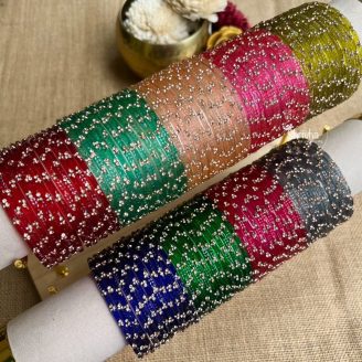 Glass Bangles - Mix